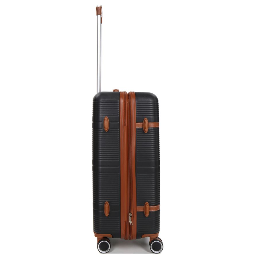 Чемодан средний M ABS-пластик Worldline Airtex 629 67×45×27см 74л Черный