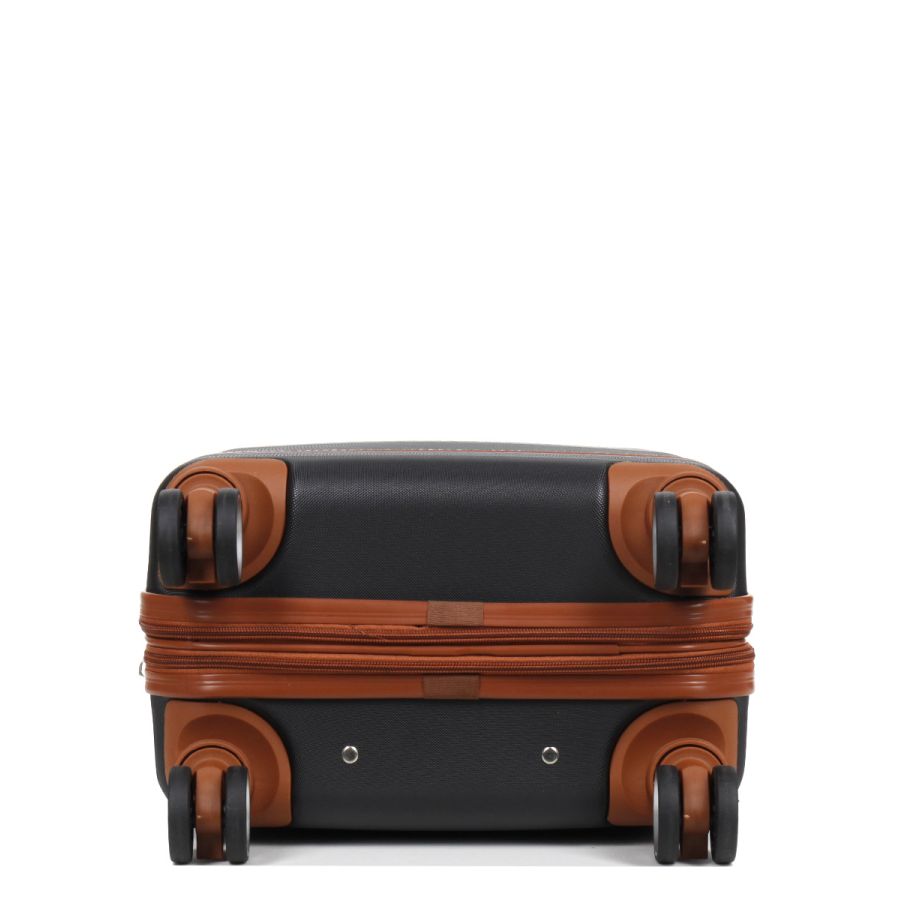 Чемодан маленький S ABS-пластик Worldline Airtex 629 56×36×22см 38л Черный