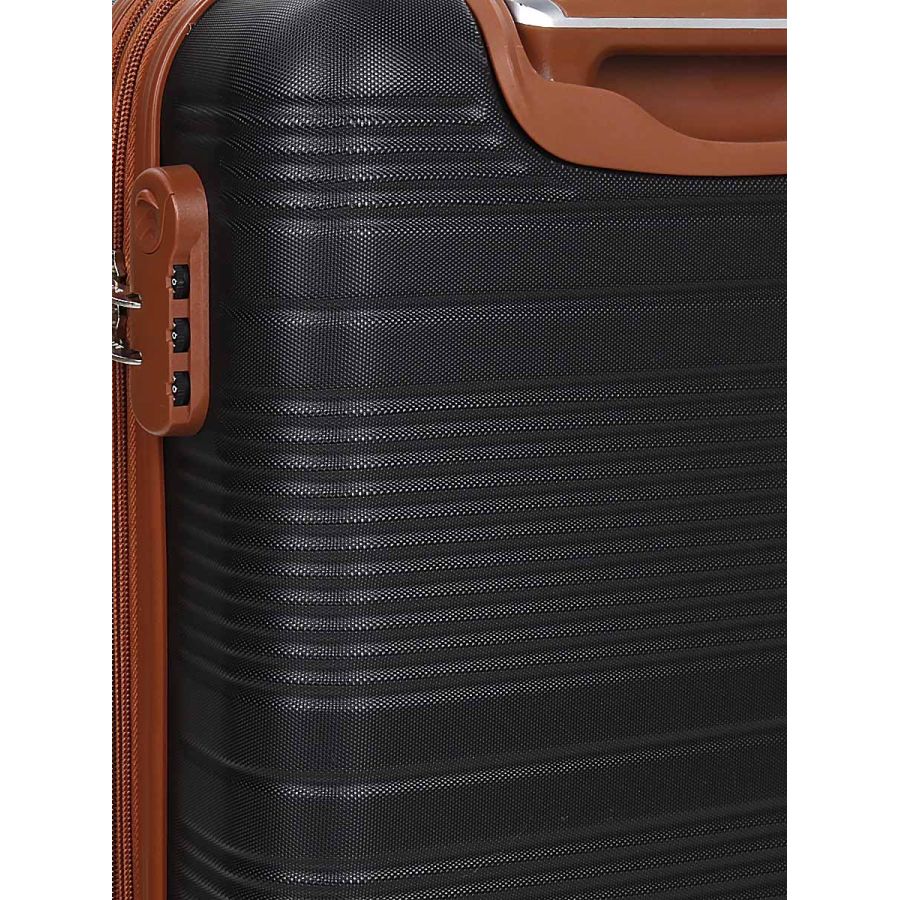 Чемодан маленький S ABS-пластик Worldline Airtex 629 56×36×22см 38л Черный