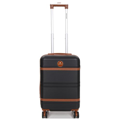 Чемодан маленький S ABS-пластик Worldline Airtex 629 56×36×22см 38л Черный