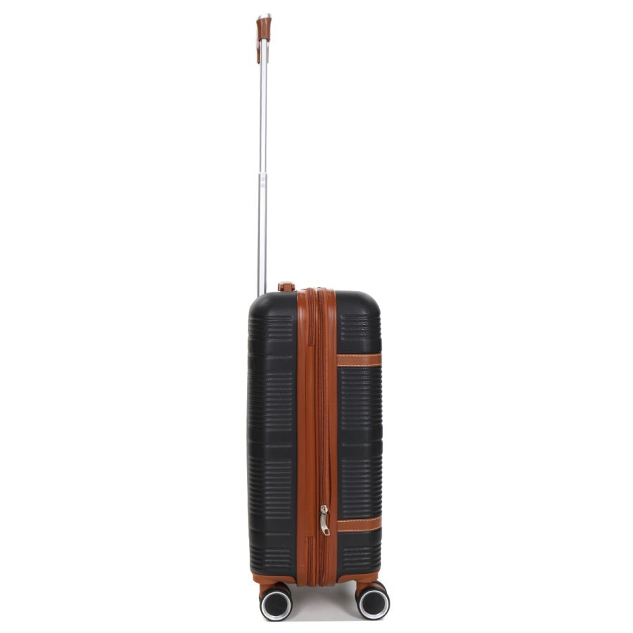 Чемодан маленький S ABS-пластик Worldline Airtex 629 56×36×22см 38л Черный