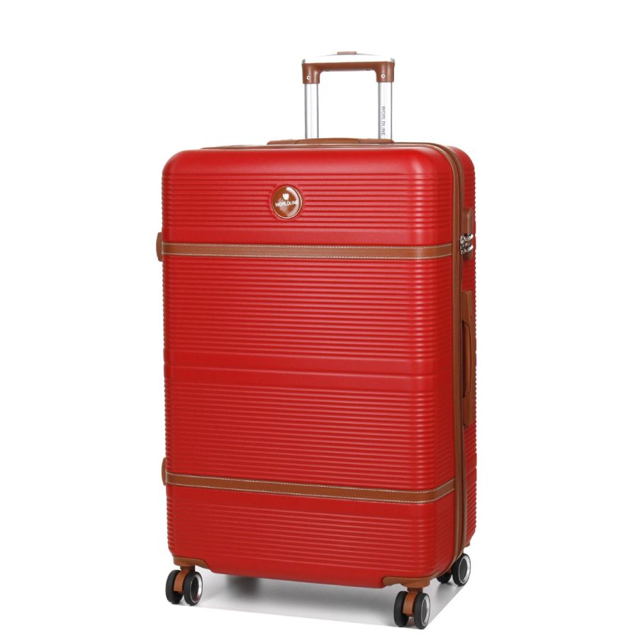Чемодан большой L ABS-пластик Worldline Airtex 629 76×52×30см 110л Красный