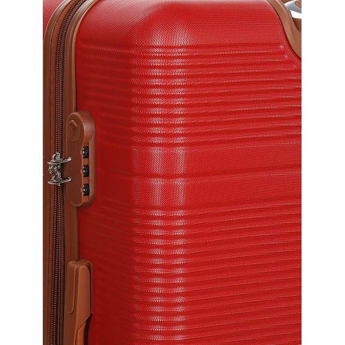 Чемодан большой L ABS-пластик Worldline Airtex 629 76×52×30см 110л Красный
