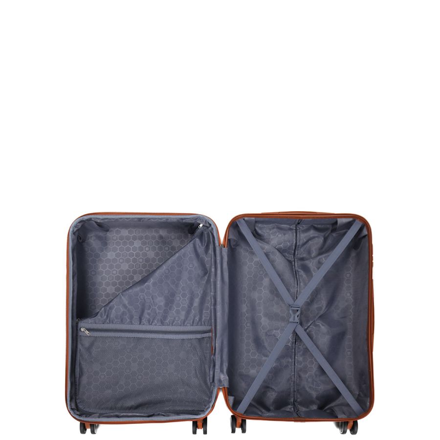 Чемодан средний M ABS-пластик Worldline Airtex 629 67×45×27см 74л Красный