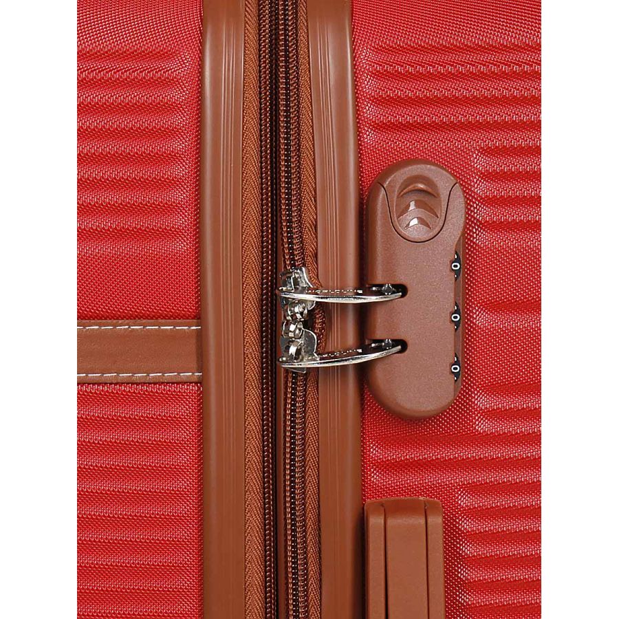 Чемодан средний M ABS-пластик Worldline Airtex 629 67×45×27см 74л Красный