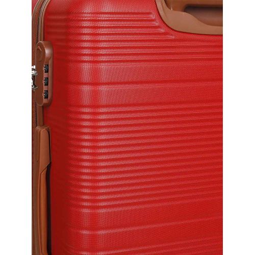 Чемодан средний M ABS-пластик Worldline Airtex 629 67×45×27см 74л Красный