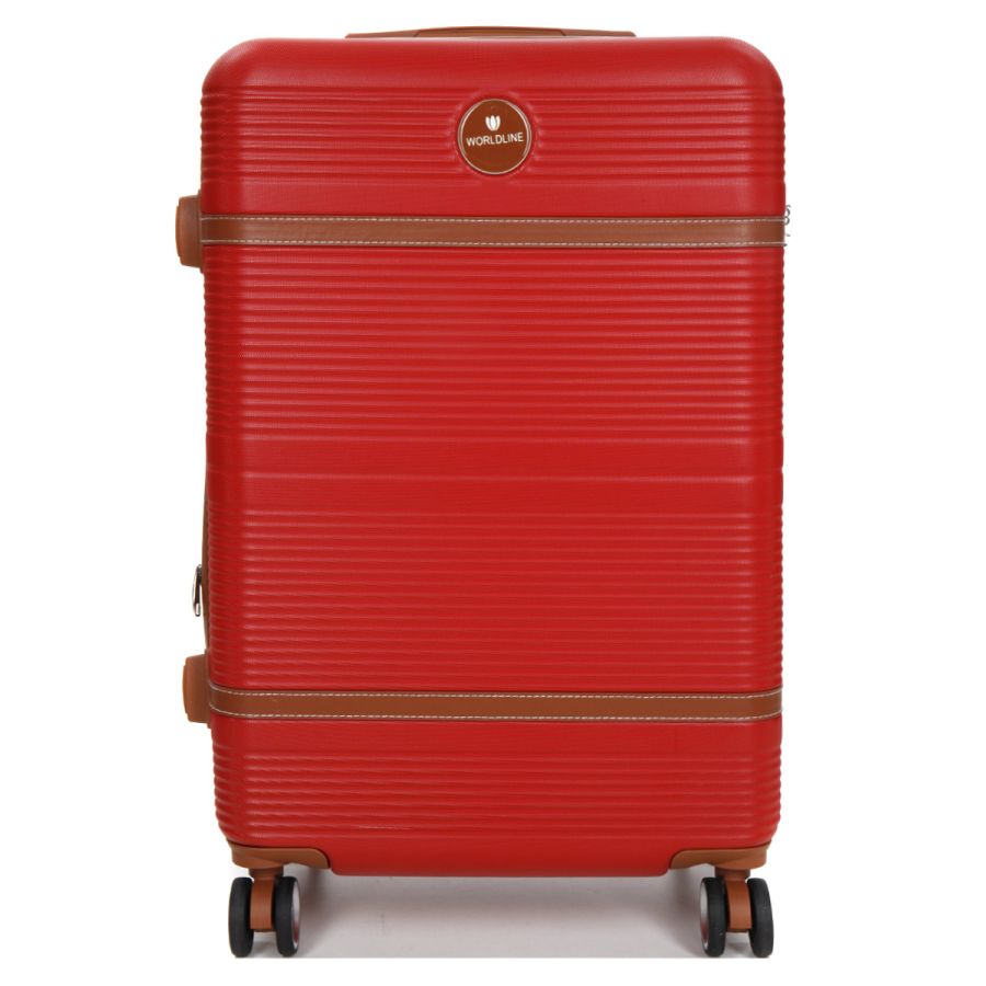 Чемодан средний M ABS-пластик Worldline Airtex 629 67×45×27см 74л Красный