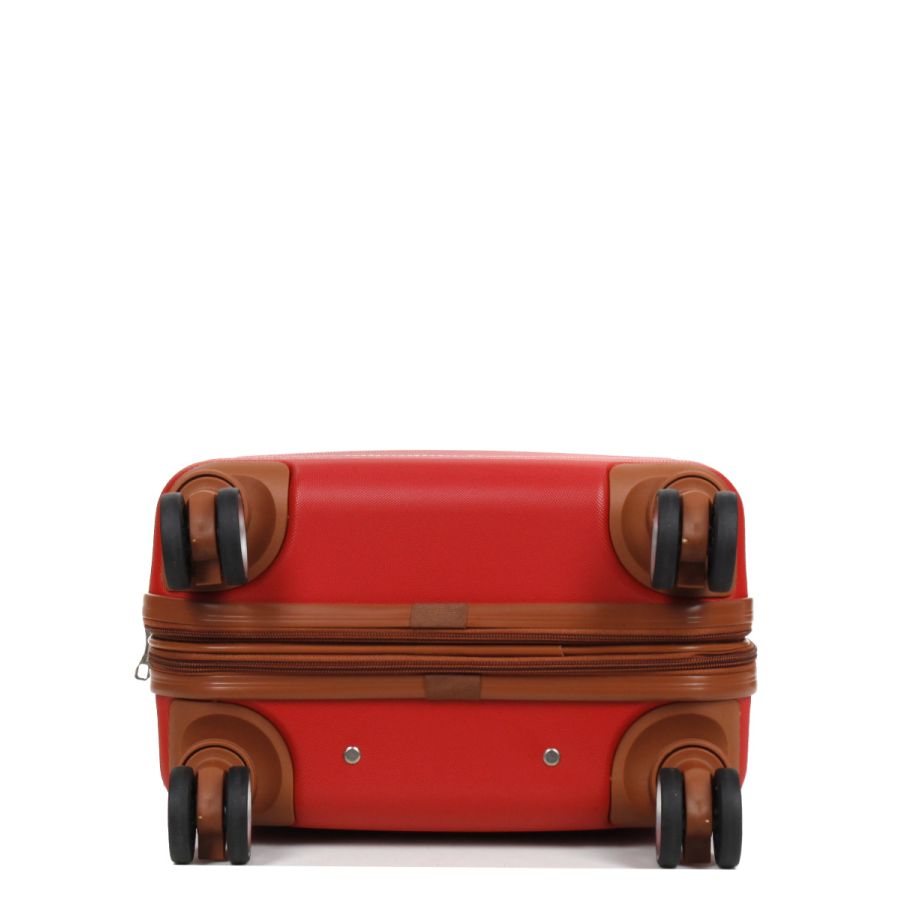 Чемодан маленький S ABS-пластик Worldline Airtex 629 56×36×22см 38л Красный