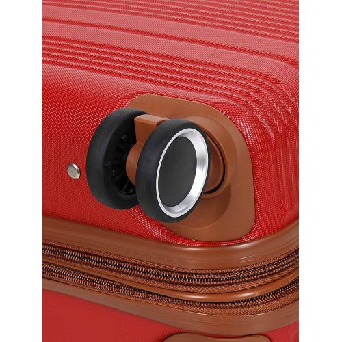 Чемодан маленький S ABS-пластик Worldline Airtex 629 56×36×22см 38л Красный