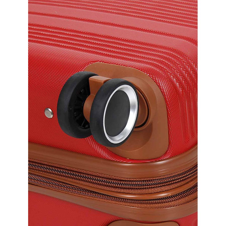 Чемодан маленький S ABS-пластик Worldline Airtex 629 56×36×22см 38л Красный