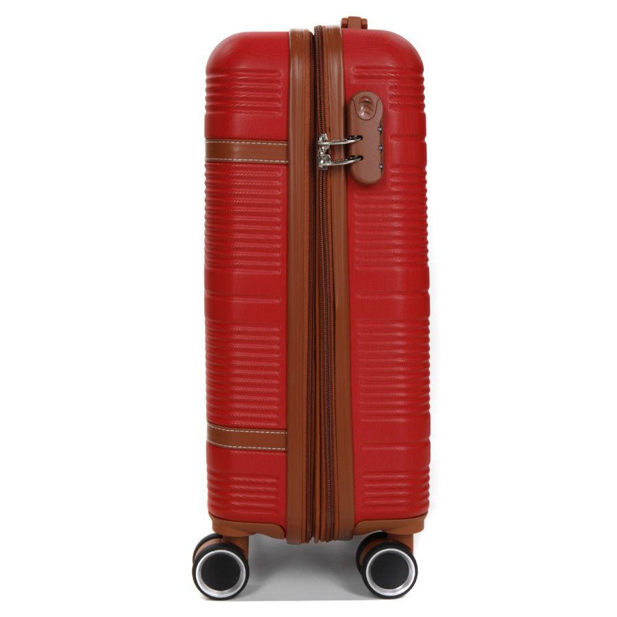 Чемодан маленький S ABS-пластик Worldline Airtex 629 56×36×22см 38л Красный