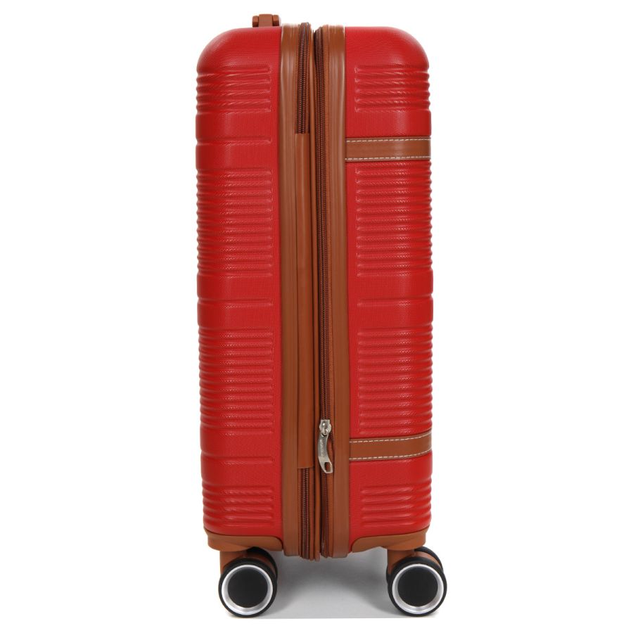 Чемодан маленький S ABS-пластик Worldline Airtex 629 56×36×22см 38л Красный