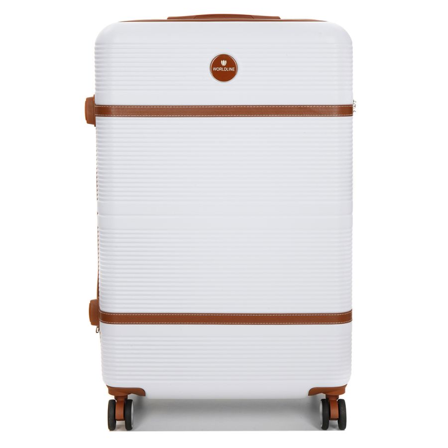 Чемодан большой L ABS-пластик Worldline Airtex 629 76×52×30см 110л Белый