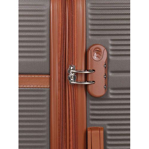 Чемодан большой L ABS-пластик Worldline Airtex 629 76×52×30см 110л Коричневый