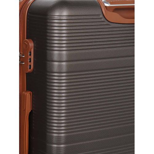 Чемодан большой L ABS-пластик Worldline Airtex 629 76×52×30см 110л Коричневый