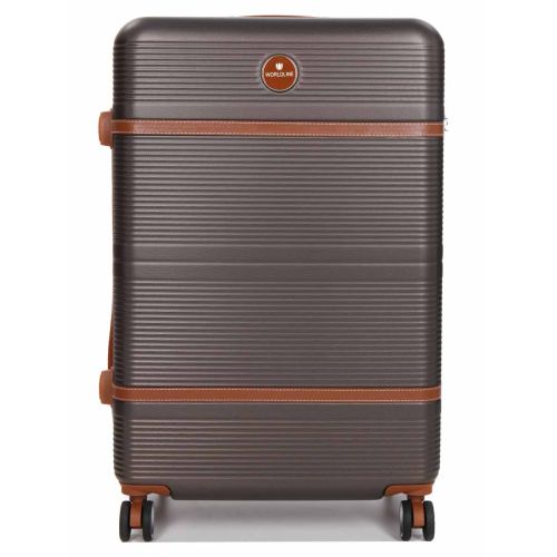 Чемодан большой L ABS-пластик Worldline Airtex 629 76×52×30см 110л Коричневый