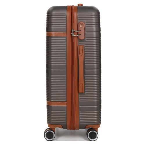 Чемодан средний M ABS-пластик Worldline Airtex 629 67×45×27см 74л Коричневый