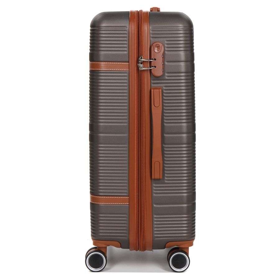 Чемодан средний M ABS-пластик Worldline Airtex 629 67×45×27см 74л Коричневый
