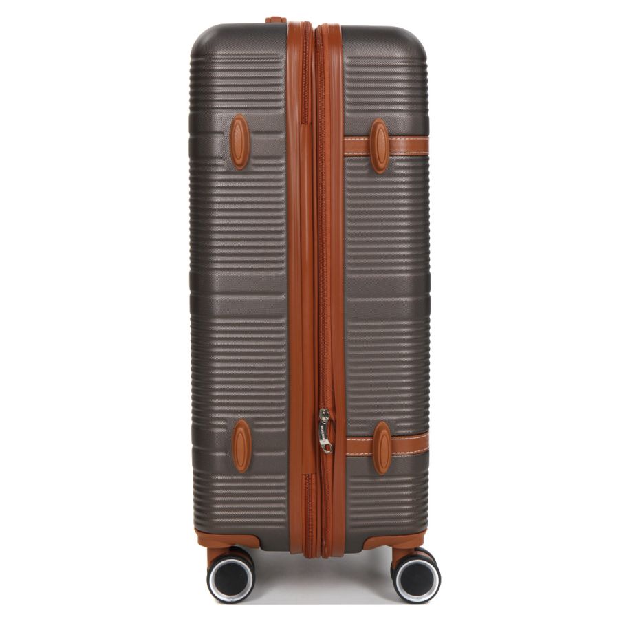 Чемодан средний M ABS-пластик Worldline Airtex 629 67×45×27см 74л Коричневый
