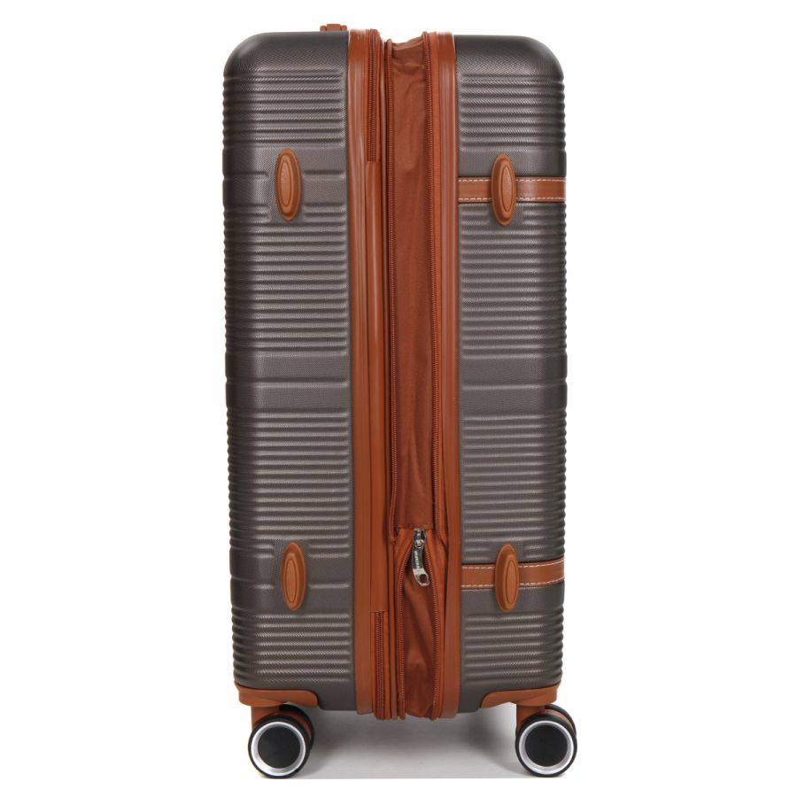 Чемодан средний M ABS-пластик Worldline Airtex 629 67×45×27см 74л Коричневый