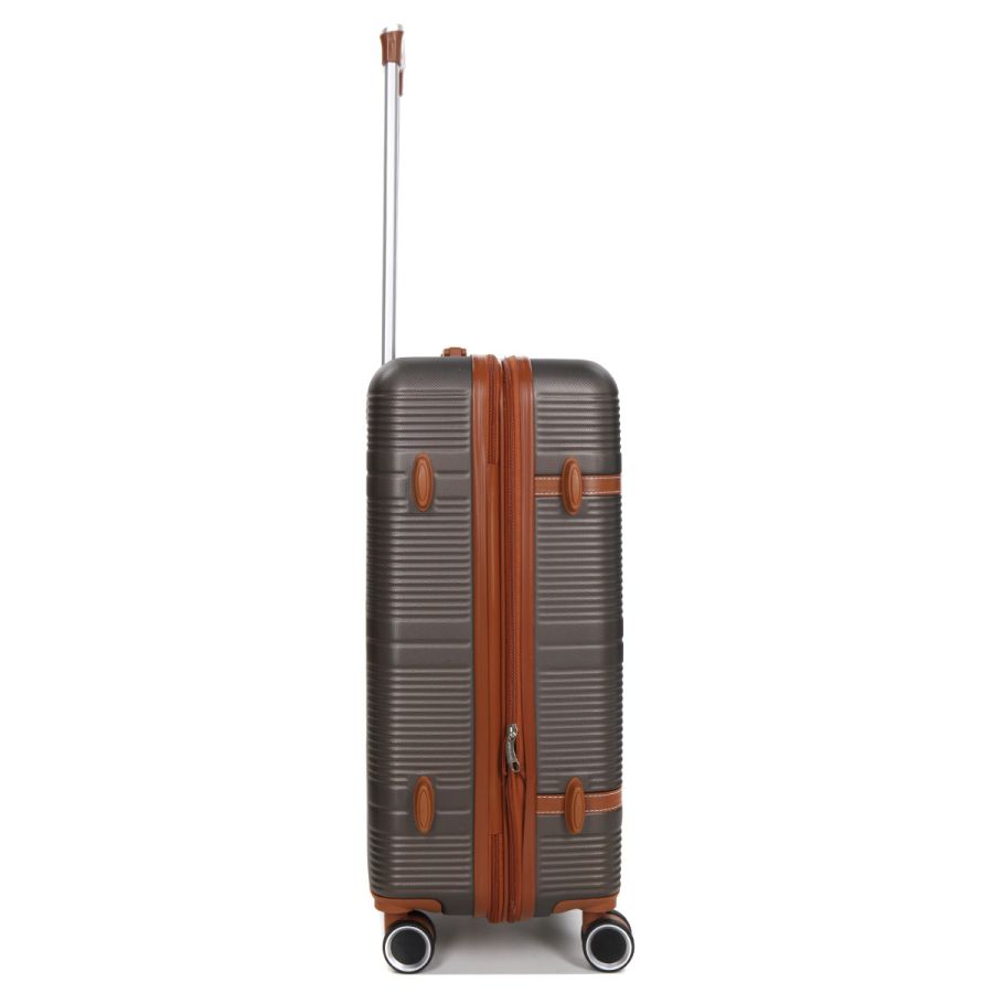 Чемодан средний M ABS-пластик Worldline Airtex 629 67×45×27см 74л Коричневый