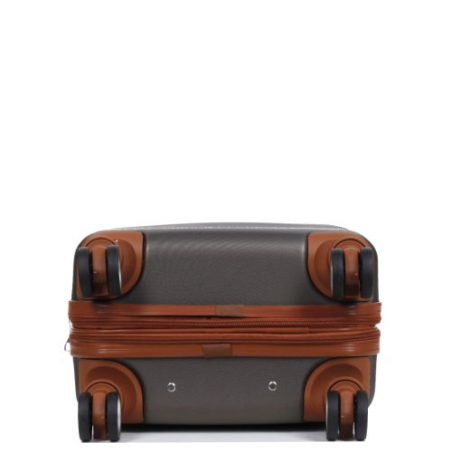 Чемодан маленький S ABS-пластик Worldline Airtex 629 56×36×22см 38л Коричневый