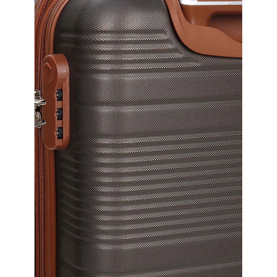 Чемодан маленький S ABS-пластик Worldline Airtex 629 56×36×22см 38л Коричневый