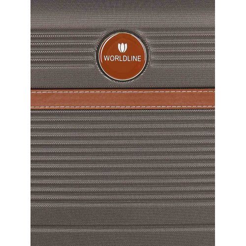 Чемодан маленький S ABS-пластик Worldline Airtex 629 56×36×22см 38л Коричневый