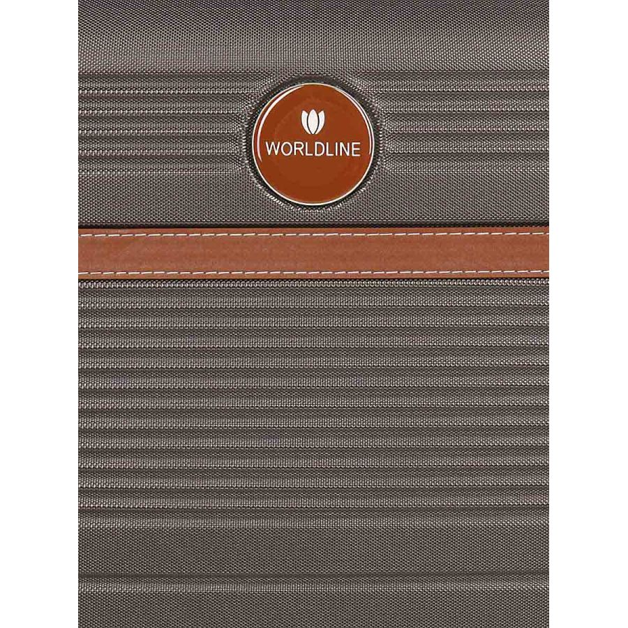 Чемодан маленький S ABS-пластик Worldline Airtex 629 56×36×22см 38л Коричневый
