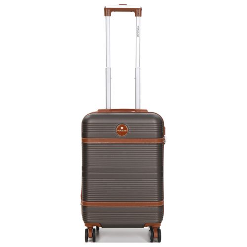 Чемодан маленький S ABS-пластик Worldline Airtex 629 56×36×22см 38л Коричневый