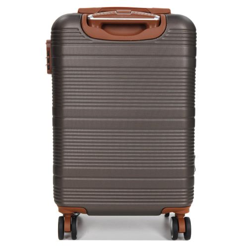 Чемодан маленький S ABS-пластик Worldline Airtex 629 56×36×22см 38л Коричневый