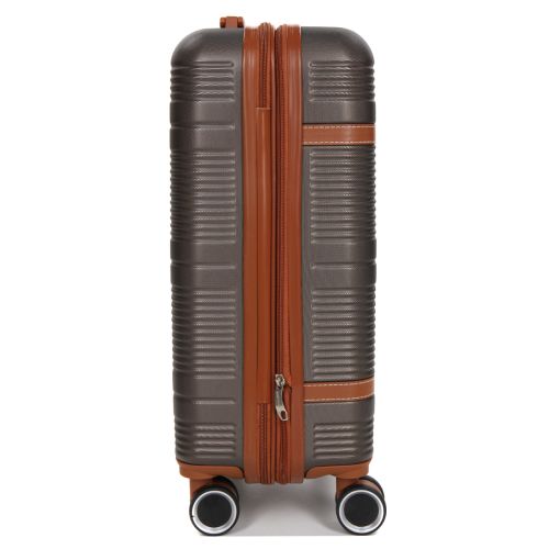 Чемодан маленький S ABS-пластик Worldline Airtex 629 56×36×22см 38л Коричневый
