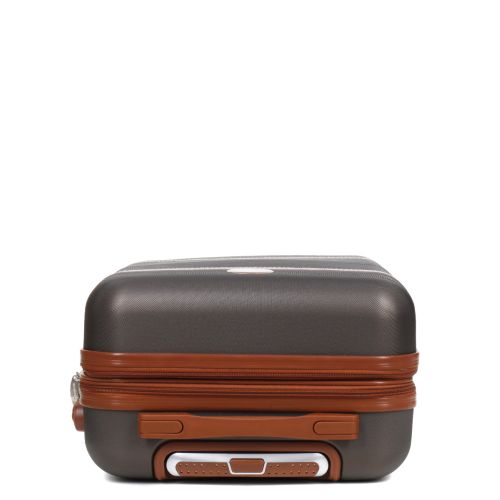 Чемодан маленький S ABS-пластик Worldline Airtex 629 56×36×22см 38л Коричневый