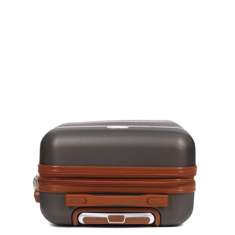 Чемодан маленький S ABS-пластик Worldline Airtex 629 56×36×22см 38л Коричневый
