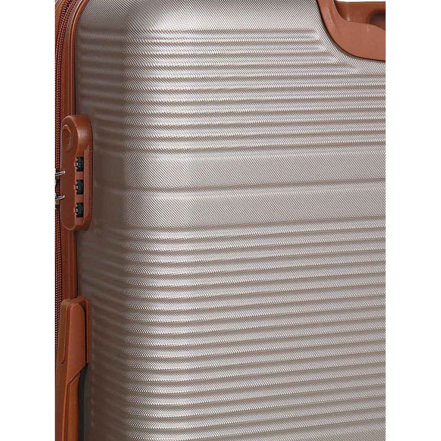 Чемодан большой L ABS-пластик Worldline Airtex 629 76×52×30см 110л Шампань