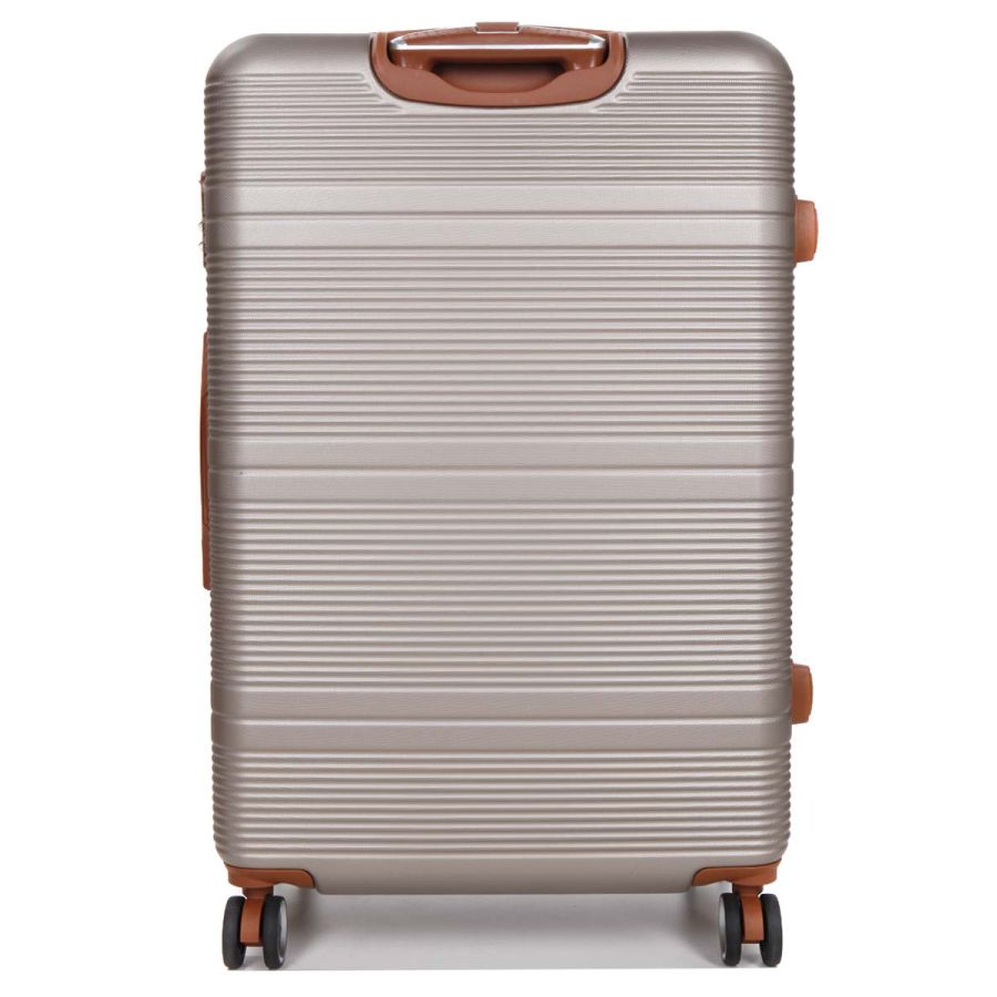Чемодан большой L ABS-пластик Worldline Airtex 629 76×52×30см 110л Шампань