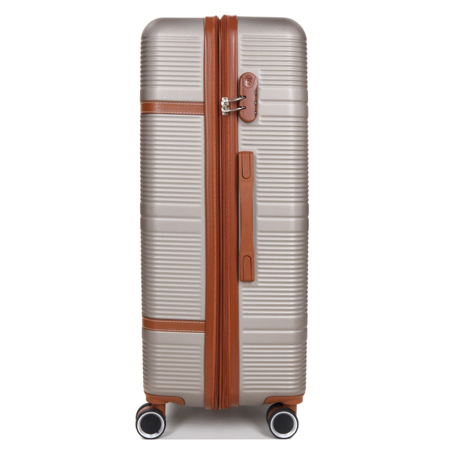 Чемодан большой L ABS-пластик Worldline Airtex 629 76×52×30см 110л Шампань