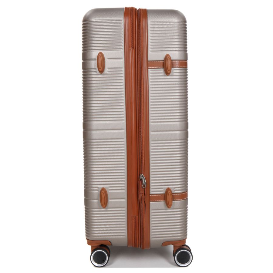 Чемодан большой L ABS-пластик Worldline Airtex 629 76×52×30см 110л Шампань