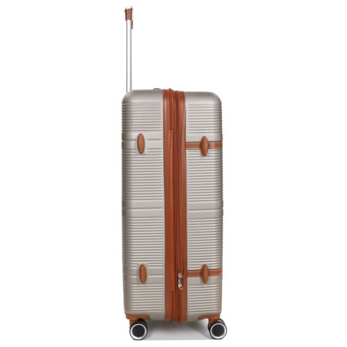 Чемодан большой L ABS-пластик Worldline Airtex 629 76×52×30см 110л Шампань