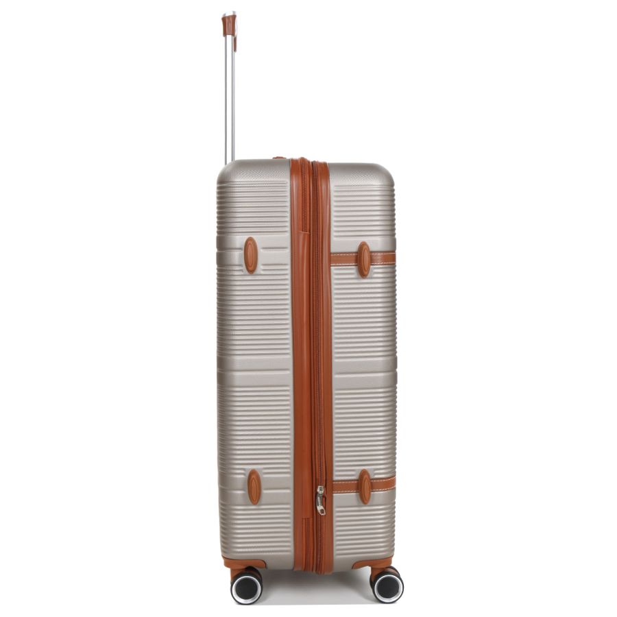 Чемодан большой L ABS-пластик Worldline Airtex 629 76×52×30см 110л Шампань
