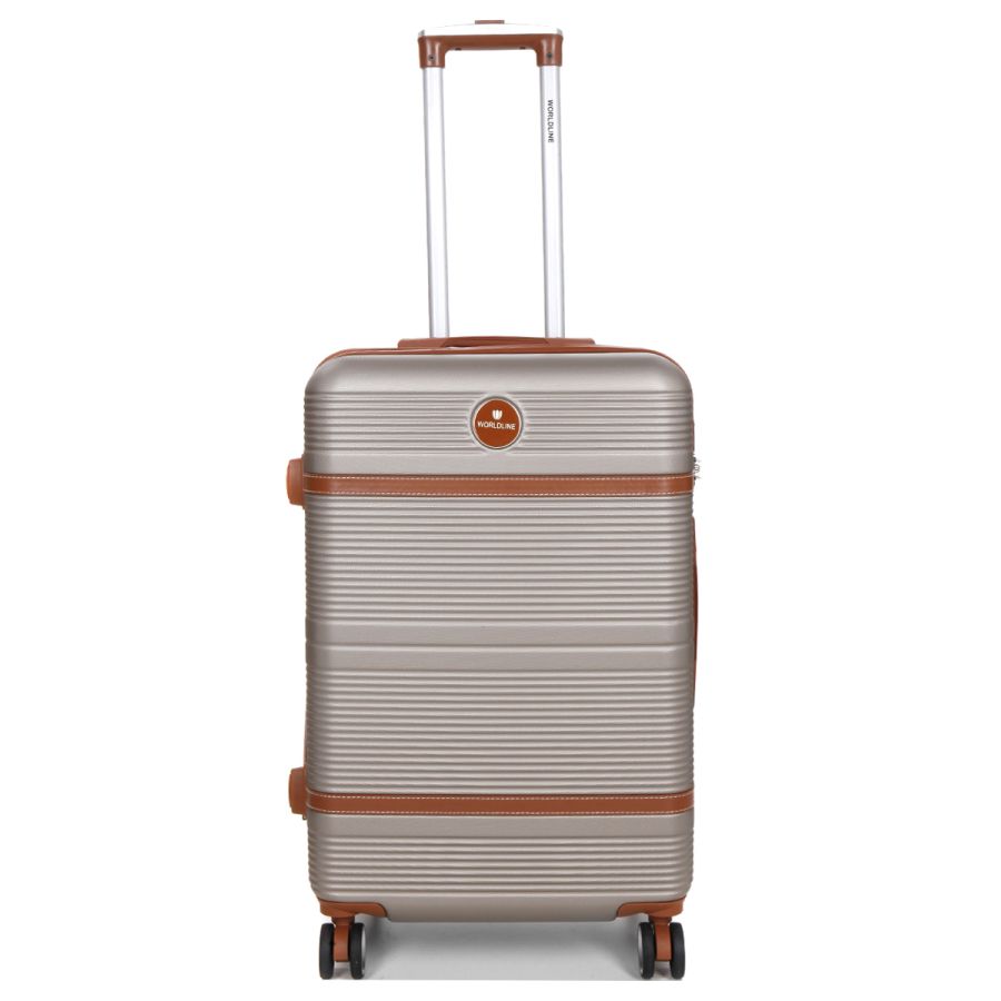 Чемодан средний M ABS-пластик Worldline Airtex 629 67×45×27см 74л Шампань