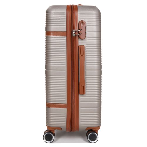 Чемодан средний M ABS-пластик Worldline Airtex 629 67×45×27см 74л Шампань
