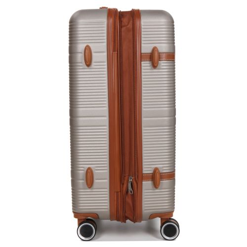 Чемодан средний M ABS-пластик Worldline Airtex 629 67×45×27см 74л Шампань