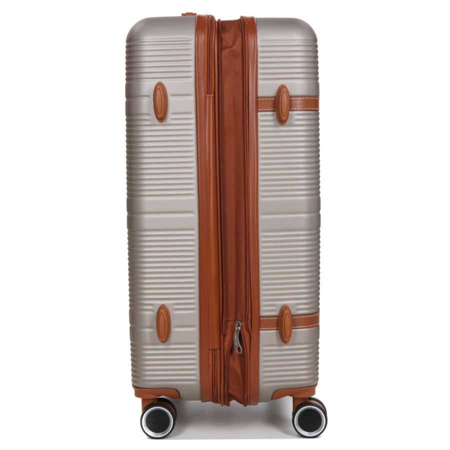 Чемодан средний M ABS-пластик Worldline Airtex 629 67×45×27см 74л Шампань