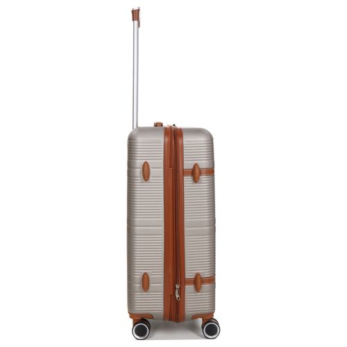 Чемодан средний M ABS-пластик Worldline Airtex 629 67×45×27см 74л Шампань