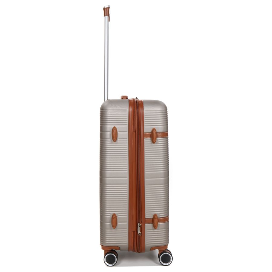 Чемодан средний M ABS-пластик Worldline Airtex 629 67×45×27см 74л Шампань