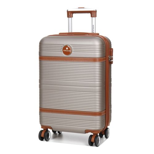 Чемодан маленький S ABS-пластик Worldline Airtex 629 56×36×22см 38л Шампань
