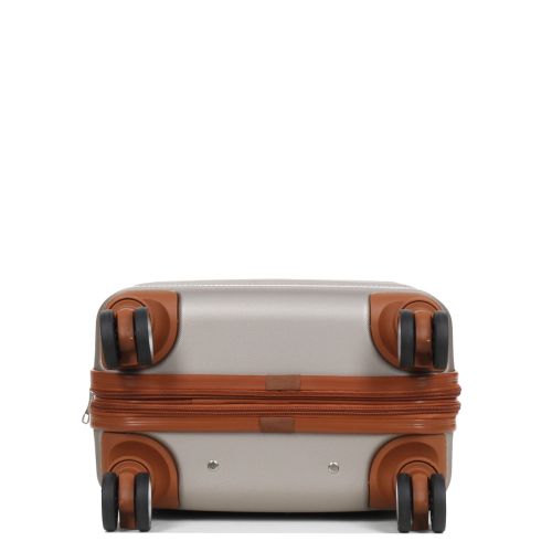 Чемодан маленький S ABS-пластик Worldline Airtex 629 56×36×22см 38л Шампань