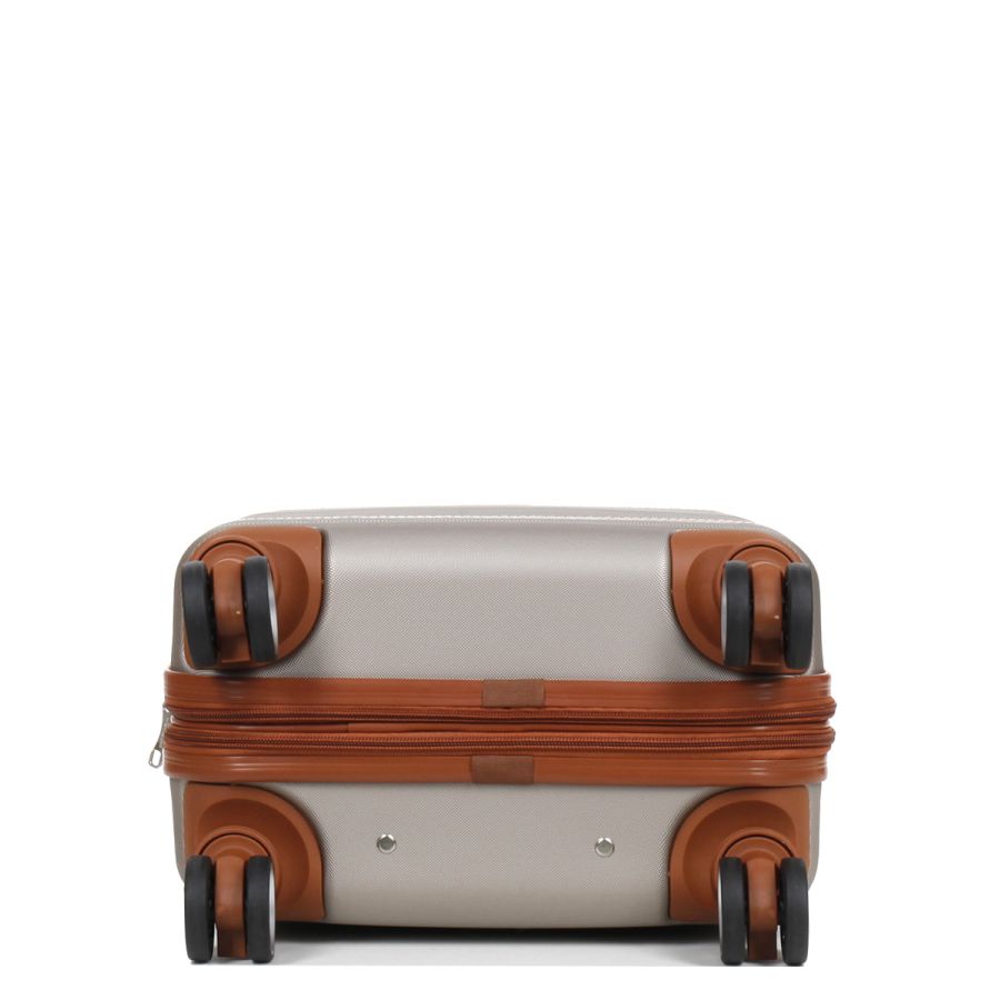 Чемодан маленький S ABS-пластик Worldline Airtex 629 56×36×22см 38л Шампань