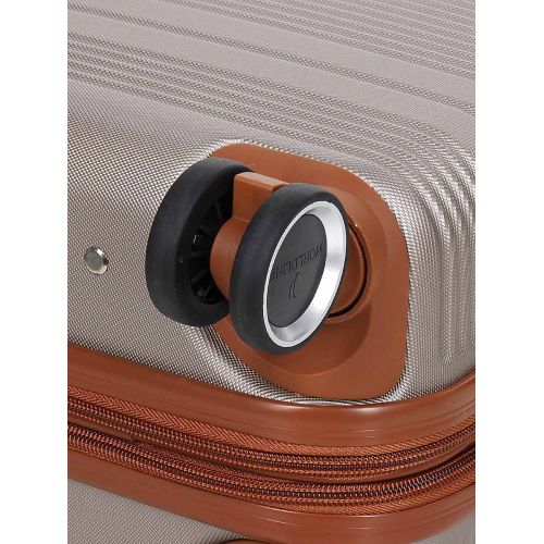 Чемодан маленький S ABS-пластик Worldline Airtex 629 56×36×22см 38л Шампань